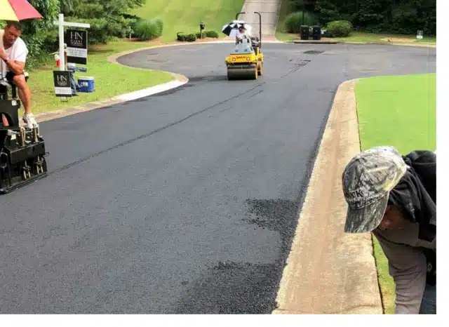 subdivision asphalt paving